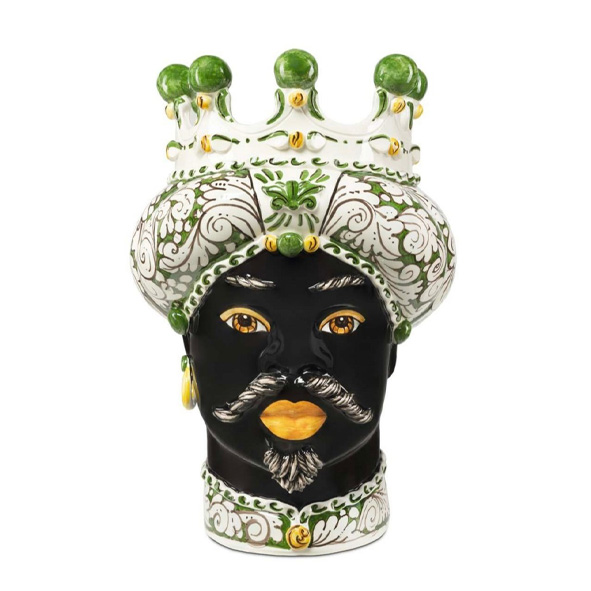 Testa Moro Uomo Ornate-Verde_ArchiMode